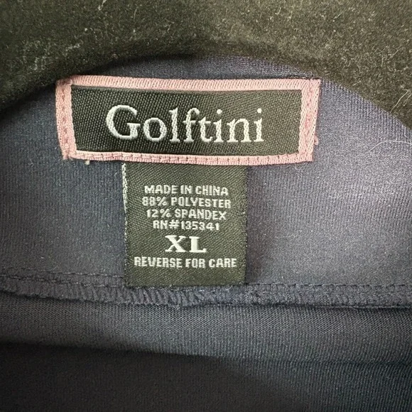 GOLFTINI Full Zip Golf Jacket Women's XL Navy Blue Performance Active - Picture 4 of 5